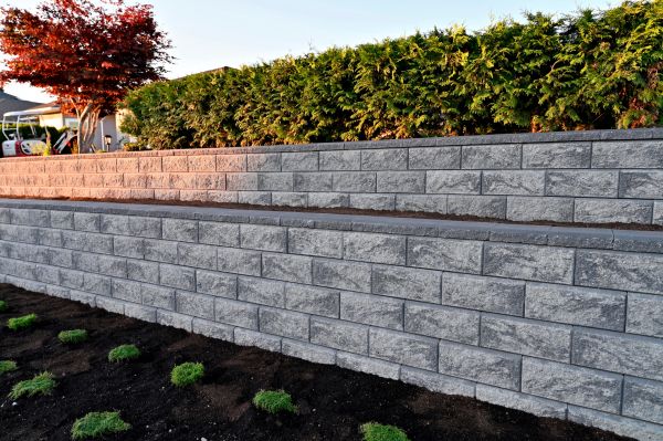 Concrete Retaining Wall Installation in Mandeville