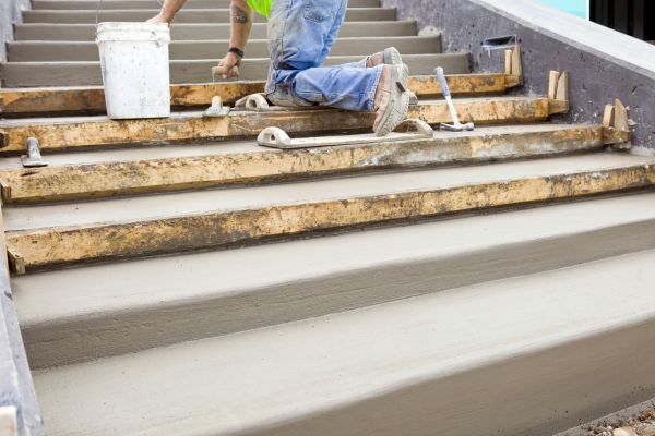 Concrete Steps Pouring in Mandeville
