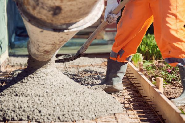 Poured Concrete Installation in Mandeville