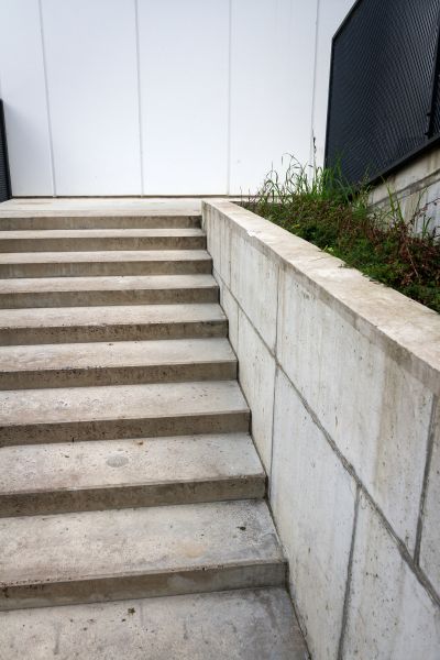 Cement Stair Installation in Mandeville