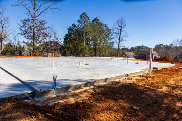 Concrete Slab Construction in Mandeville
