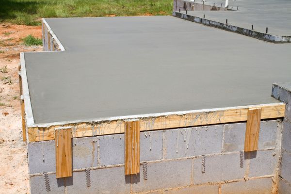 Concrete Slab Installation in Mandeville