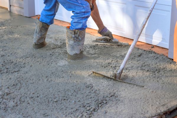 Driveway Slab Construction in Mandeville