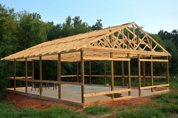 Barn Pad Installation in Mandeville