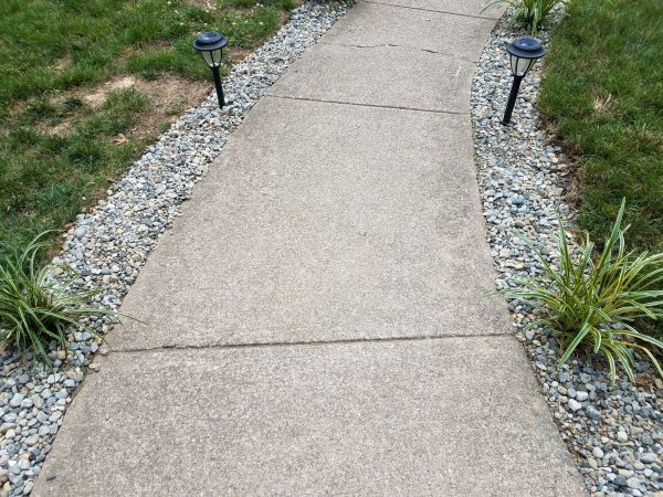Cement Path Construction in Mandeville