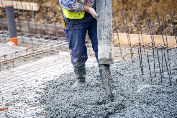 Cabin Foundation Pouring in Mandeville